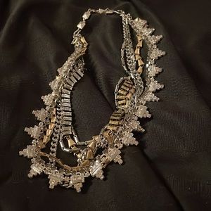 Stella & Dot Sutton 5 in 1 Necklace mixed metal